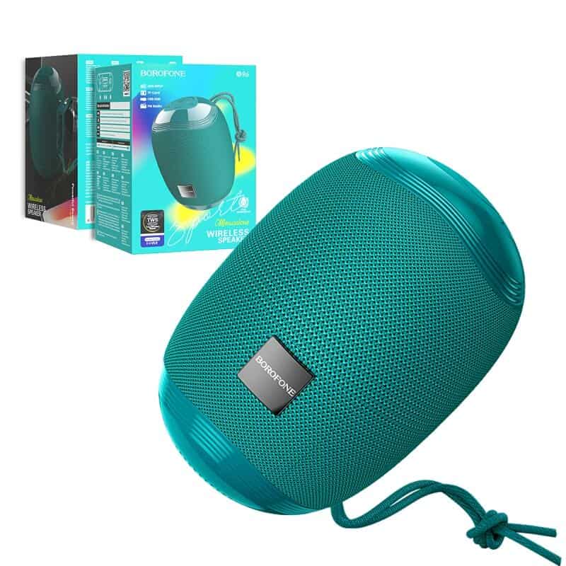 Borofone BR6 Miraculous Sports Portable Wireless Bluetooth Speaker (Peacock Blue) Borofone BR6 Miraculous Sports Portable Wireless Bluetooth Speaker (Peacock Blue)